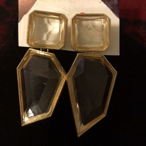 Beautiful clear earrings